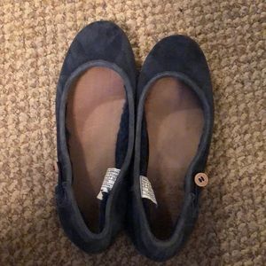 Navy Ugg ballet flats